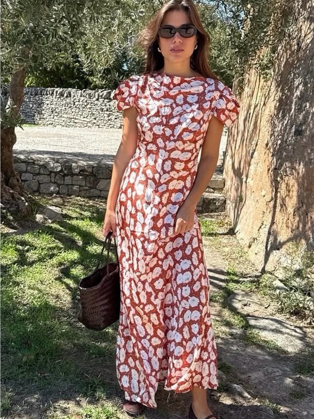 Doen Alna Dress in Rouge Fleurs D’anemine - Picture 8 of 13